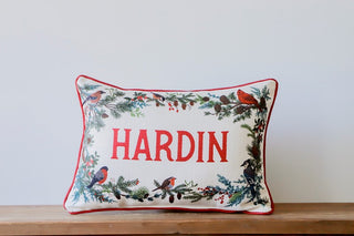 Christmas Name  - Personalized Pillow