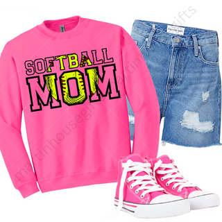 Mom Softball - Pink