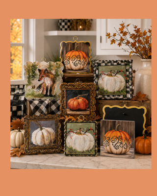 RTC Mini Scalloped Pumpkin - Orange