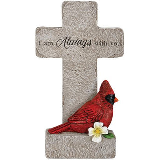 "With You" Cardinal Pedestal Cross