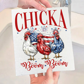 Chick-a Boom Eco-Friendly dishcloth