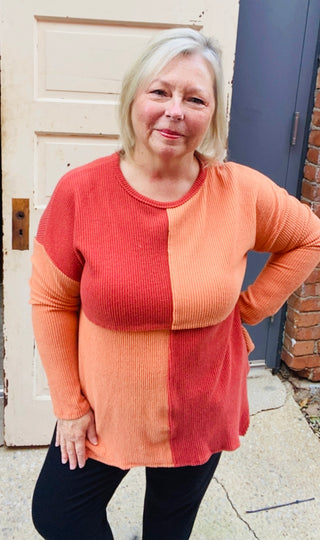 Autumn Bliss Ribbed Top