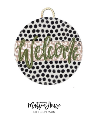 Mocha Zoey Door Hanger - DK Designs