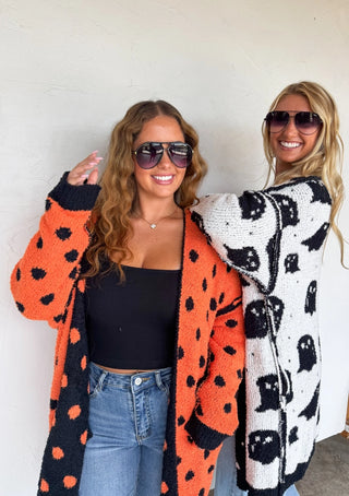 Halloween Cloud Cardigan - Polka Dot