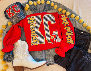 KC Stripe Sweatshirt