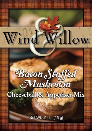 Bacon Stuffed Mushroom Cheeseball & Appetizer