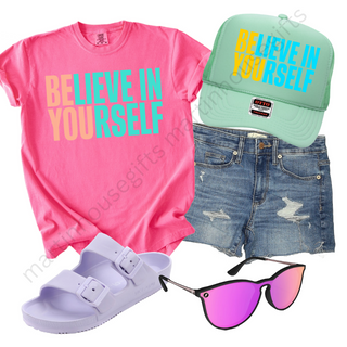 Believe in Yourself - Pink Tshirt