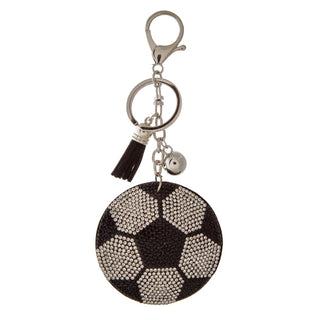 Soccer Puff Keychain