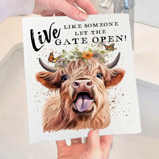 Moo Eco-friendly dishcloth