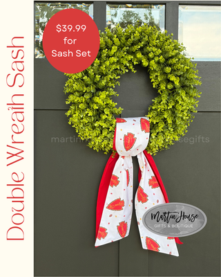 KC Wreath Sash - Arrow