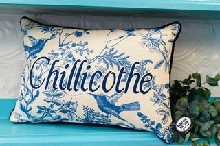 Chillicothe Missouri Pillow - Blue