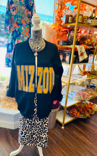 School Spirit Split Cardi Crews - Missouri