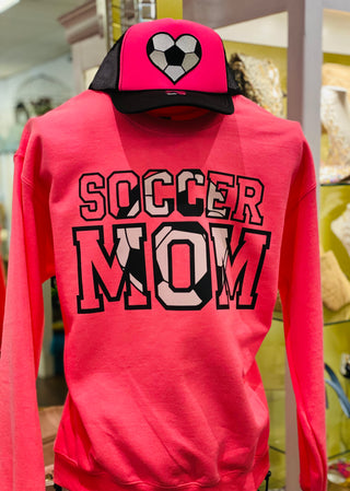 Mom Soccer - Pink