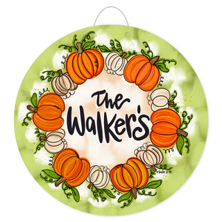 Door Hanger - Fall Pumpkin