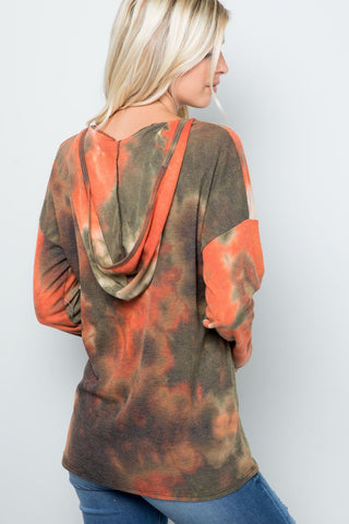 Fall Vibe Tie-Dye Pullover