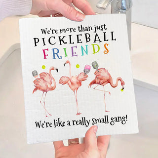 Pickleball Friends Eco-Friendly dishcloth