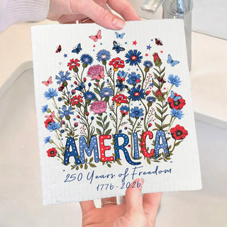 America Freedom Eco-Friendly dishcloth