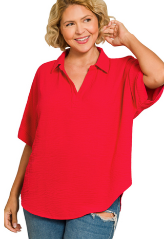 Plus Size V-Neck