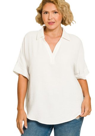Plus Size V-Neck