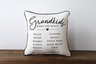 Grandkids Name  - Personalized Pillow