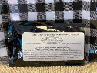Mama Janes's Spinach Buttermilk Creation