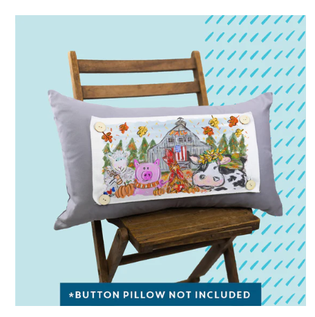 Button Pillow Design Swaps